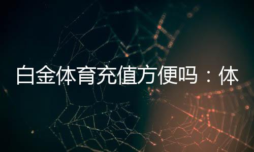 白金体育充值方便吗:体验告诉你答案