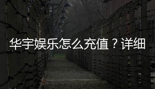 华宇娱乐怎么充值?详细步骤与到账时间解析