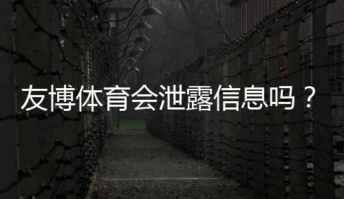 友博体育会泄露信息吗?隐私安全真相与防护全攻略