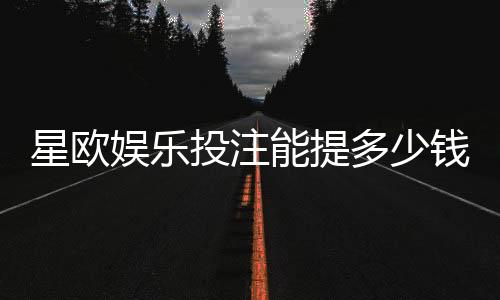 星欧娱乐投注能提多少钱?揭秘提款额度与到账时间