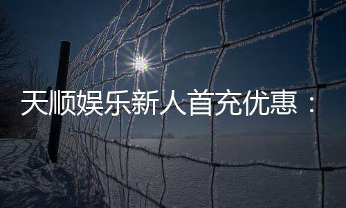 天顺娱乐新人首充优惠:注册即享高额返利与独家礼包