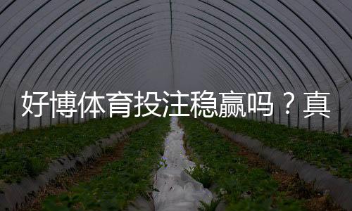 好博体育投注稳赢吗？真相揭秘：平台可靠性、盈利可能与风险控制策略