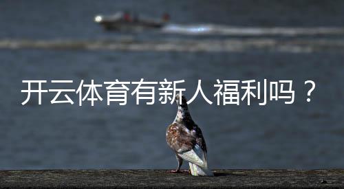 开云体育有新人福利吗?新人可享哪些优惠及领取流程详解