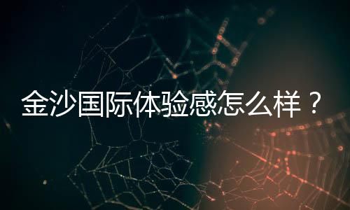 金沙国际体验感怎么样?资深玩家分享真实游戏感受与技巧