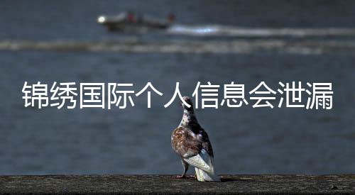 锦绣国际个人信息会泄漏吗?保密措施需加强