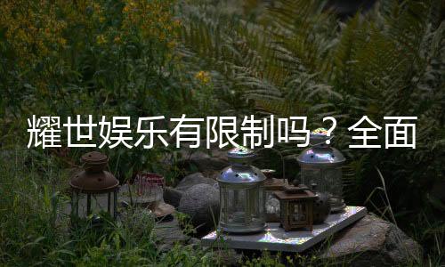 耀世娱乐有限制吗?全面解析平台规则与玩法限制