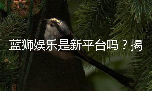 蓝狮娱乐是新平台吗?揭秘其背景与玩家真实体验