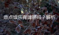 鼎点娱乐有牌照吗？解析其正规性与牌照详情