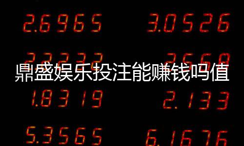 鼎盛娱乐投注能赚钱吗值得一试