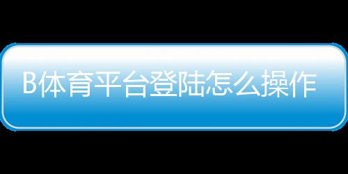 B体育平台登陆怎么操作?新手注册、登录全流程与安全注意事项
