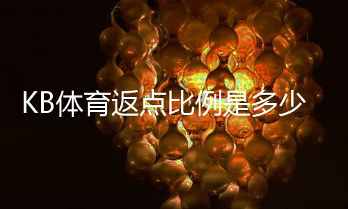 KB体育返点比例是多少？最新返点标准、计算方法与优化技巧