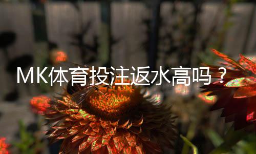 MK体育投注返水高吗?资深玩家揭秘高返水攻略与实战技巧