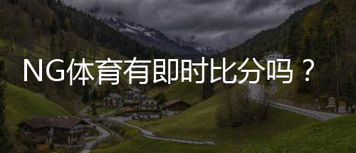 NG体育有即时比分吗？实时比分查看与功能使用全攻略