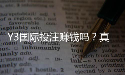 Y3国际投注赚钱吗?真实盈利分析、风险提示与新手避坑攻略