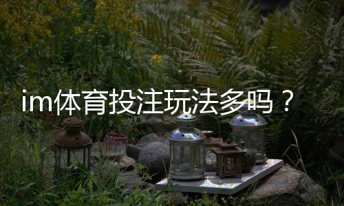 im体育投注玩法多吗?深度解析平台特色与实战技巧